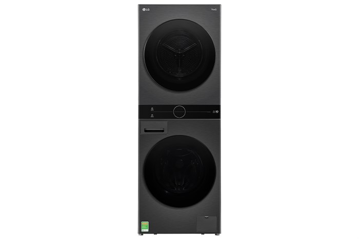 Tháp giặt sấy LG WashTower Inverter giặt 14 kg – sấy 10 kg WT1410NHB