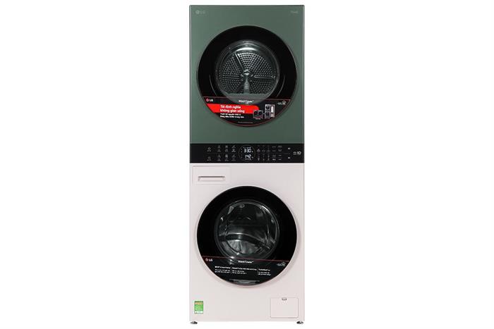 Tháp giặt sấy LG WashTower Inverter giặt 14 kg – sấy 10 kg WT1410NHEG