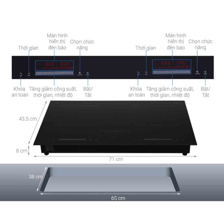 Bếp Điện Từ Đôi Junger CEJ-200-II