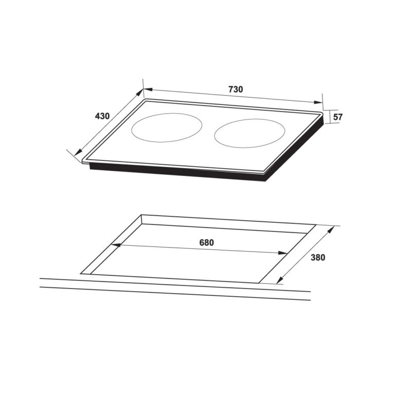 Bếp từ 2 vùng nấu Hafele HC-I3732A 536.61.736
