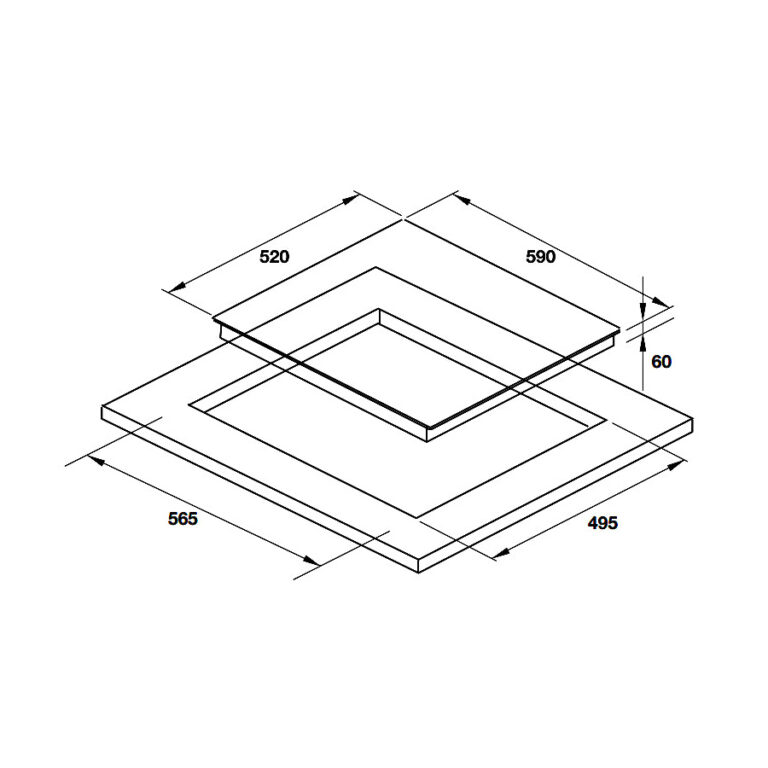 Bếp từ 3 vùng nấu Hafele HC-I6032B 533.09.901