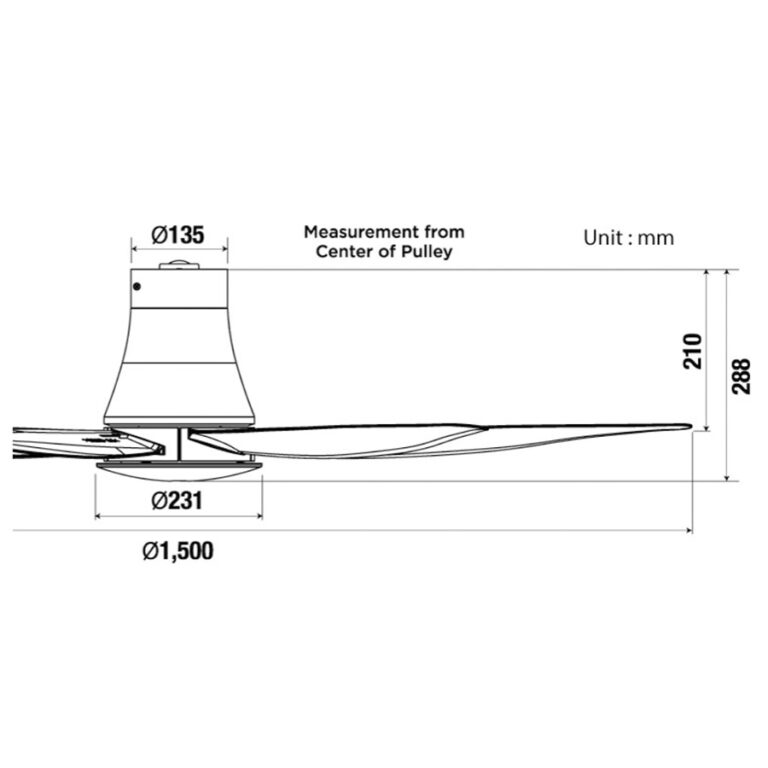 Quạt trần KDK T60AW 5 cánh
