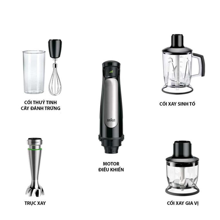 Máy xay cầm tay Braun MultiQuick MQ7045X