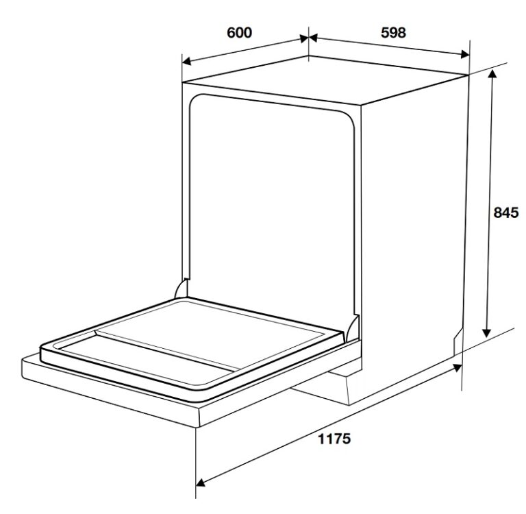 Máy rửa bát Hafele HDW-F6051S 538.21.370