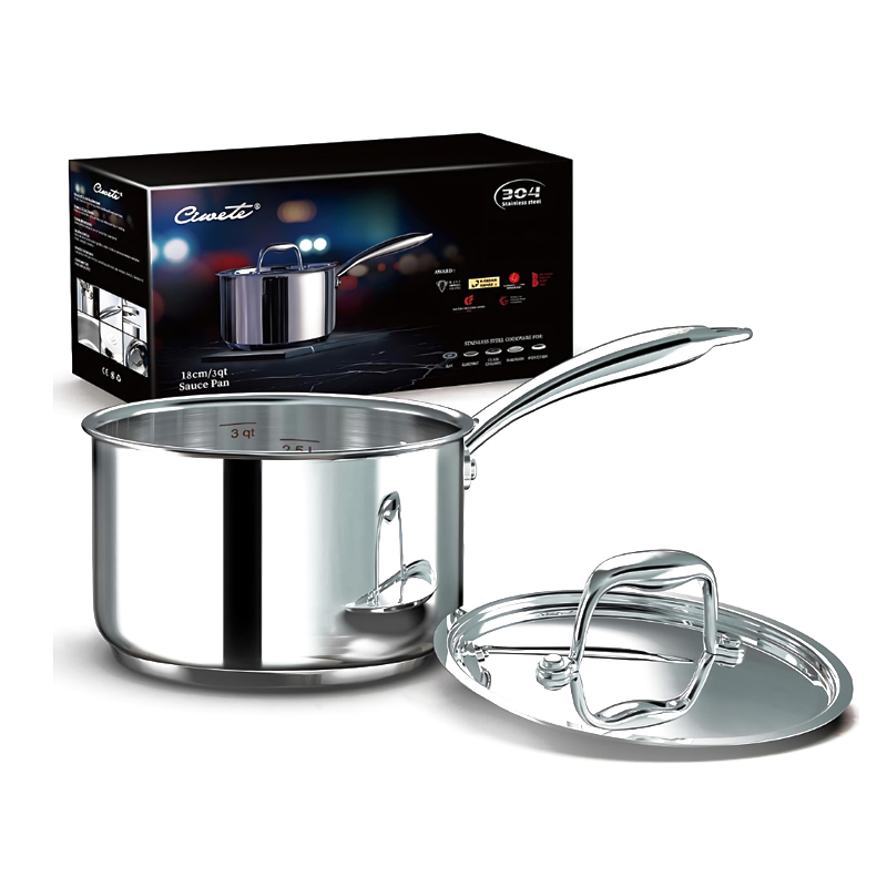 Quánh Inox cao cấp Ciwete 18cm SS0203-D
