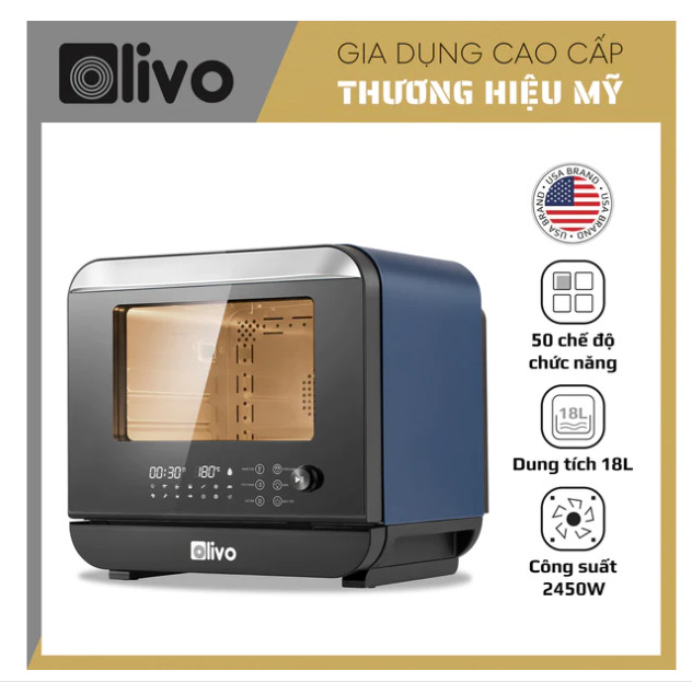 Nồi Chiên Hơi Nước Olivo SF18 18 lít