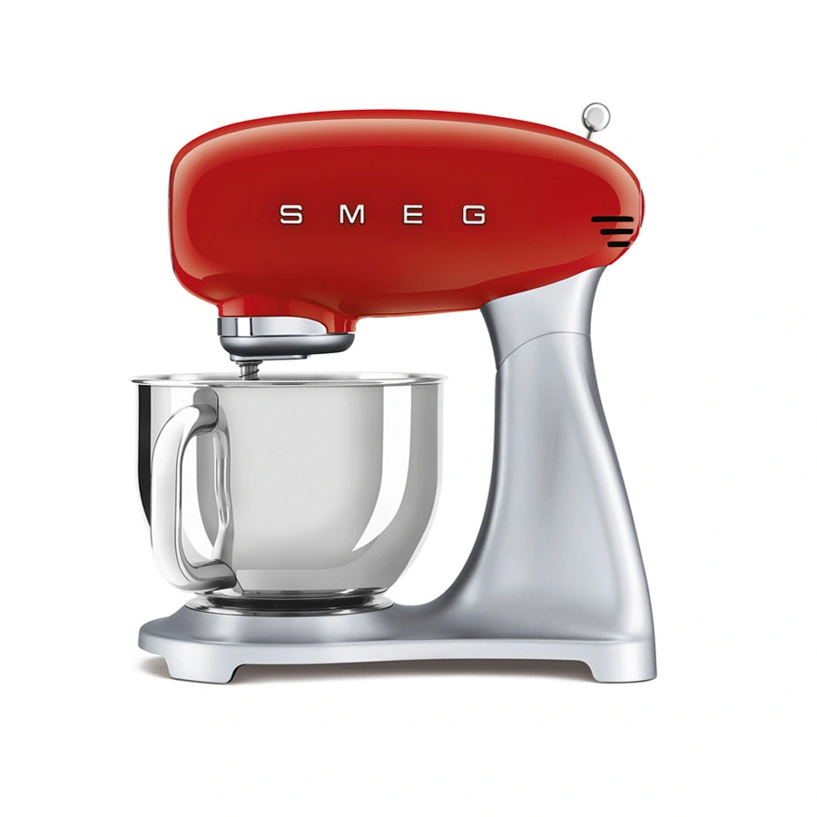 Máy trộn bột màu đỏ SMEG SMF02RDEU