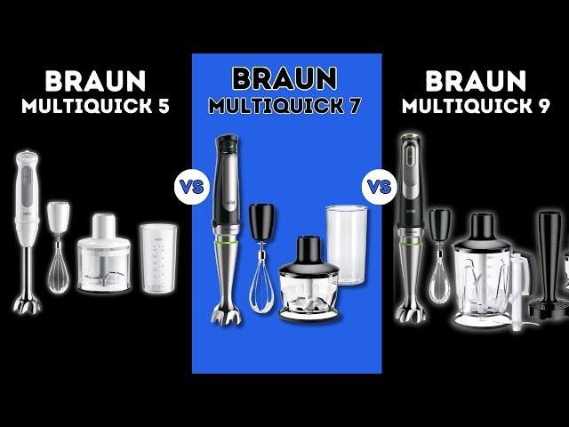 So sánh các dòng máy xay cầm tay Braun Multiquick 3 5 7 và 9
