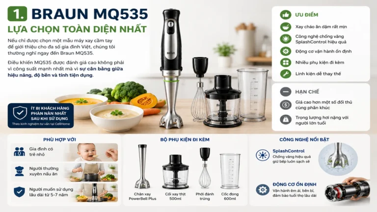 Braun MQ535 lựa chọn toàn diện nhất cho gia đình Việt năm 2026