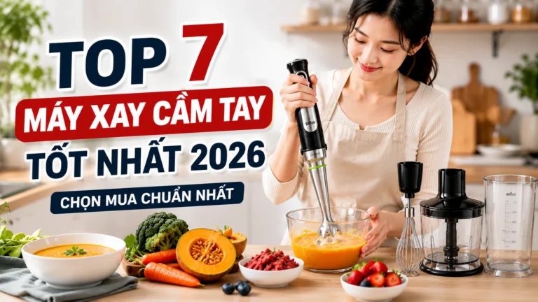 Top 7 Máy Xay Cầm Tay Tốt Nhất 2026: Chọn Mua Chuẩn Nhất