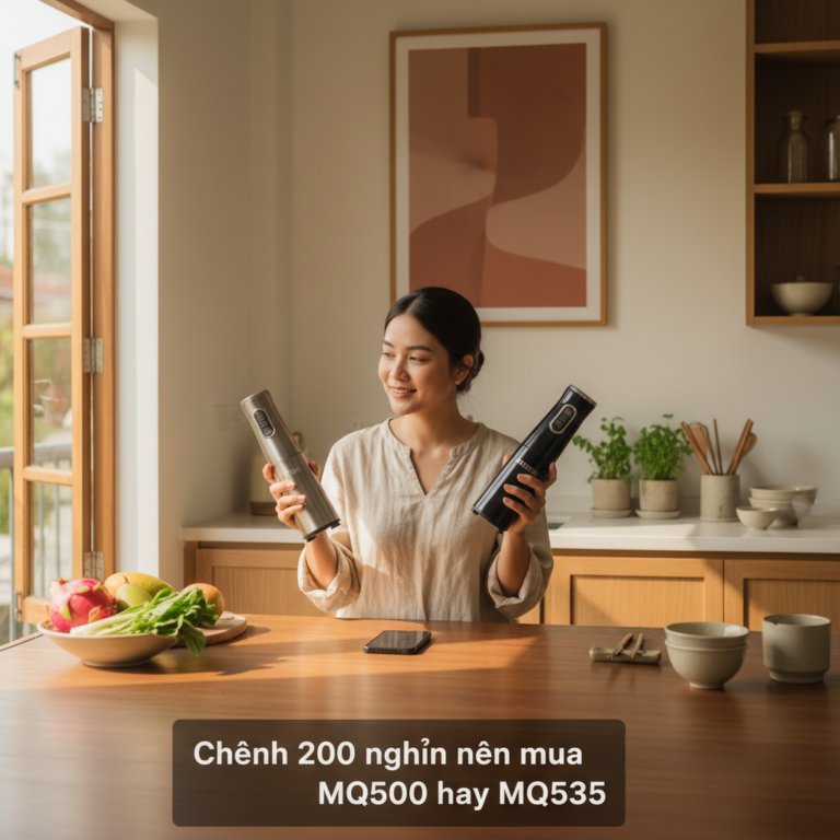 Chênh 200k: Nên mua Braun MQ500 hay MQ535 năm 2026?