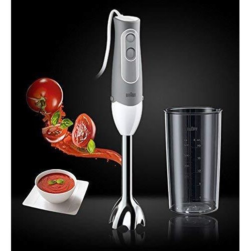 Động cơ 600W mạnh mẽ của máy xay cầm tay Braun MQ535 xử lý nhanh mọi nguyên liệu