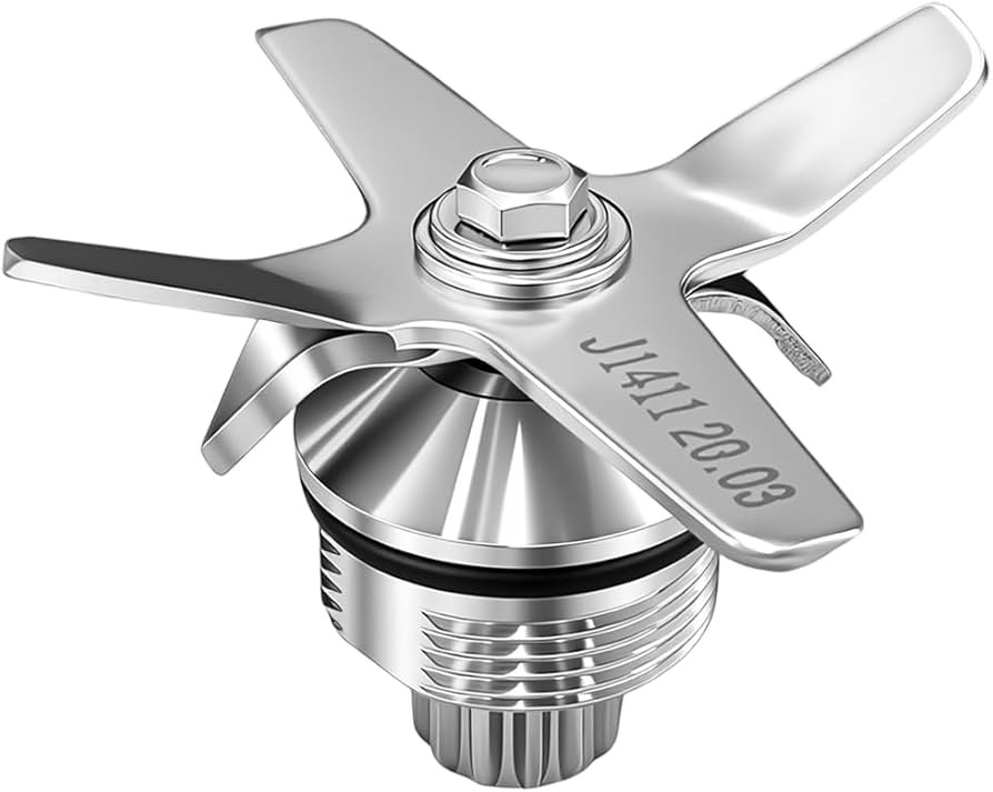 Lưỡi dao thép không gỉ sắc bén của máy xay sinh tố Philips đang xay đá