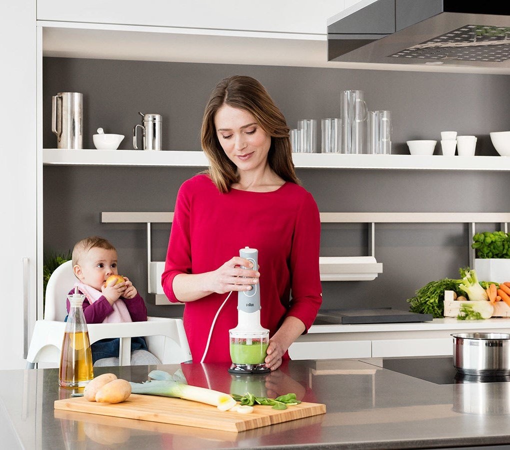 Máy xay cầm tay Braun an toàn không chứa BPA khi chế biến đồ ăn