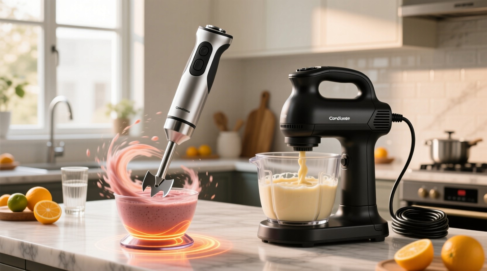 Máy xay cầm tay Sharp chế độ Turbo xay nhuyễn hạt và thực phẩm cứng