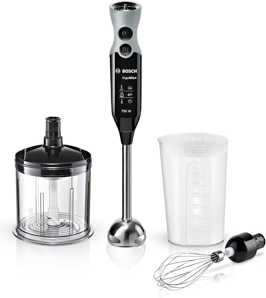 Bộ phụ kiện đa năng đi kèm của máy xay cầm tay Bosch MSM67160 chính hãng