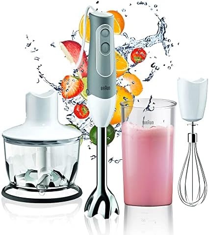 Sự đa năng của máy xay cầm tay Braun với nhiều phụ kiện đi kèm