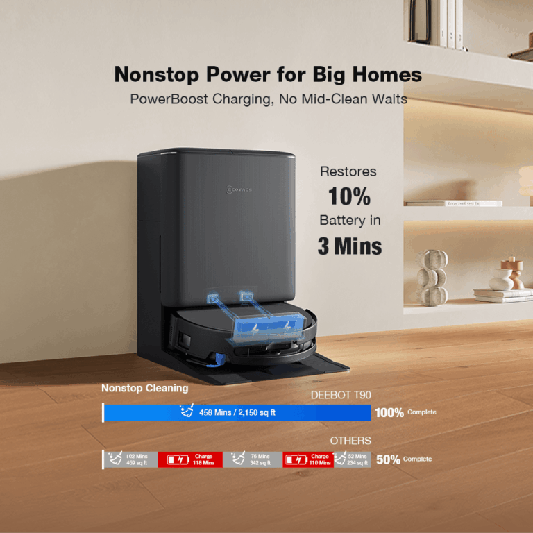 Robot hút bụi T90 PRO OMNI Auto Water