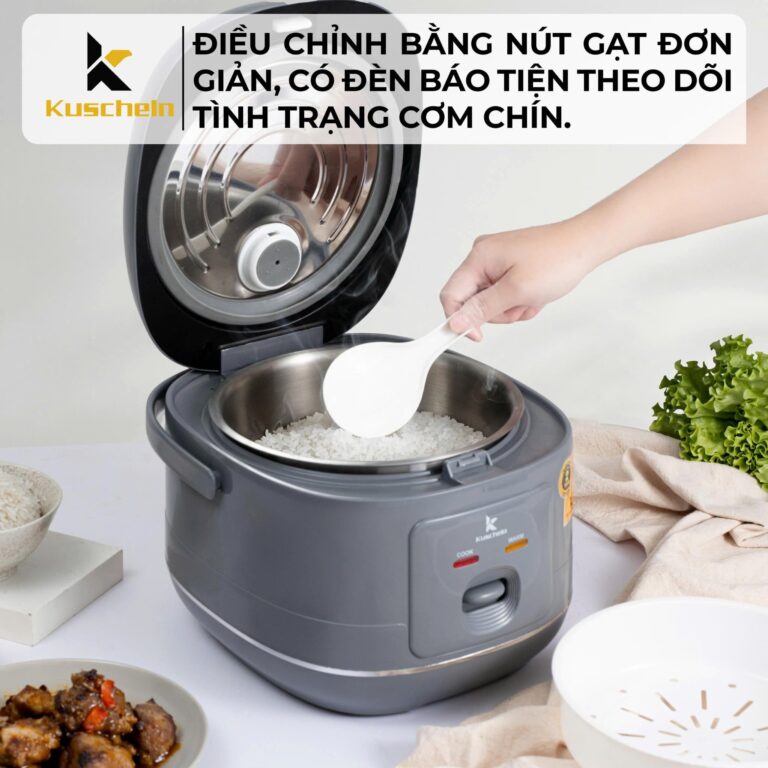 Nồi cơm điện KUSCHELN KRC1.8-04 1.8L lòng Inox