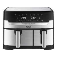 Nồi chiên không dầu điện tử Tefal Dual Easy Fry & Grill EY905D10