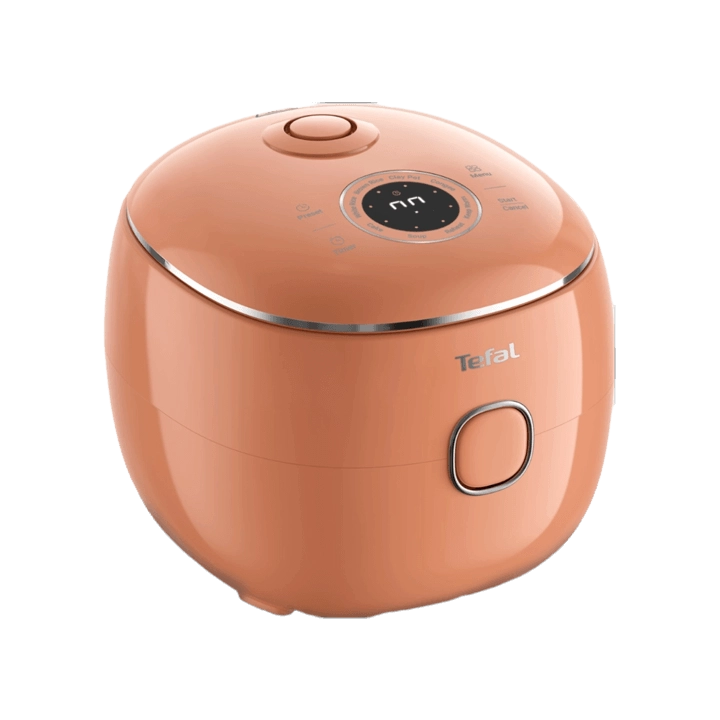 Nồi cơm điện tử Mini Tefal POP RK5352Y0, màu cam đất – 0.7L