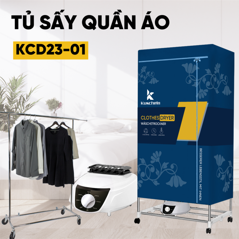 Tủ sấy quần áo KUSCHELN KCD23-01 2000W