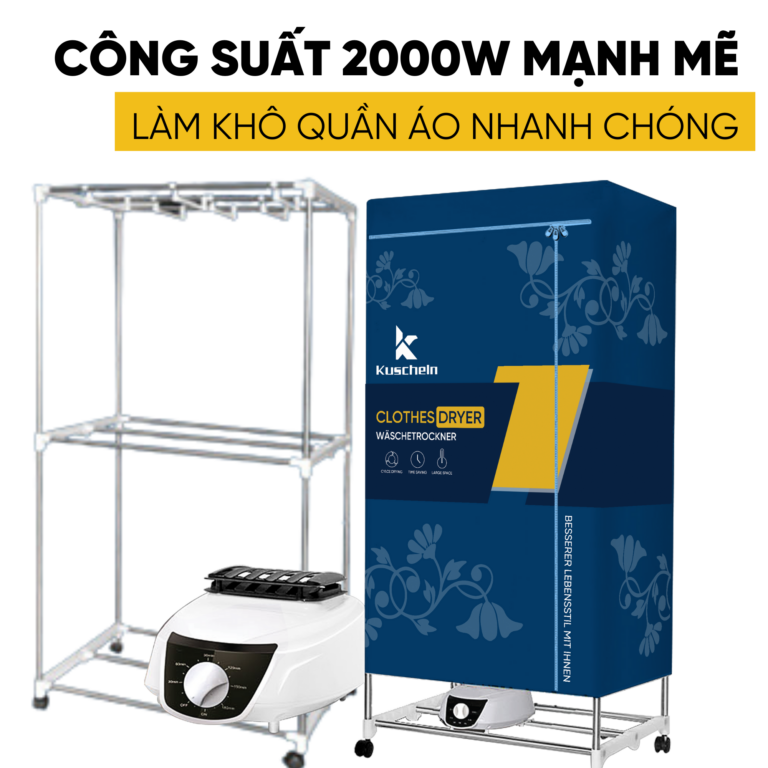 Tủ sấy quần áo KUSCHELN KCD23-01 2000W
