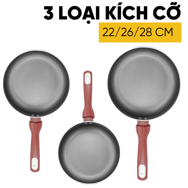 Chảo nhôm KUSCHELN chống dính KFP063-22A