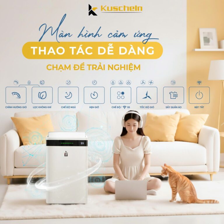Máy hút ẩm KUSCHELN KHD – 27L