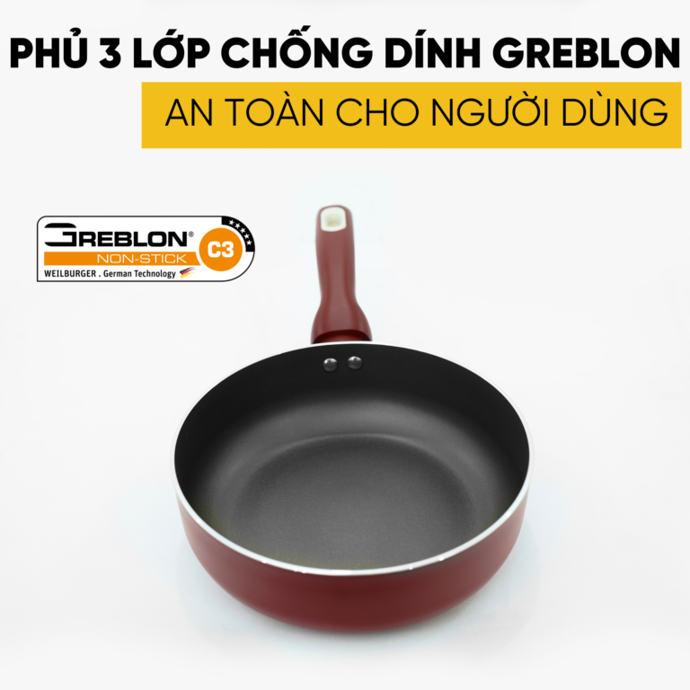 Chảo nhôm KUSCHELN chống dính KFP063-22A