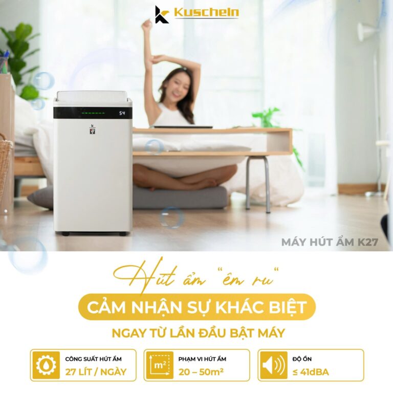 Máy hút ẩm KUSCHELN KHD – 27L