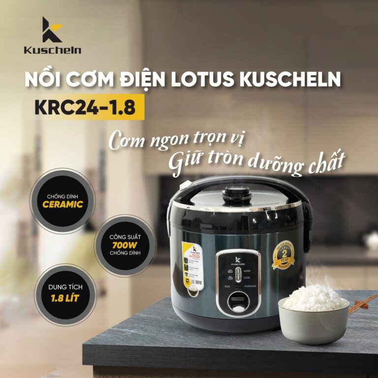 Nồi cơm điện LOTUS KUSCHELN KRC24 – 1.8