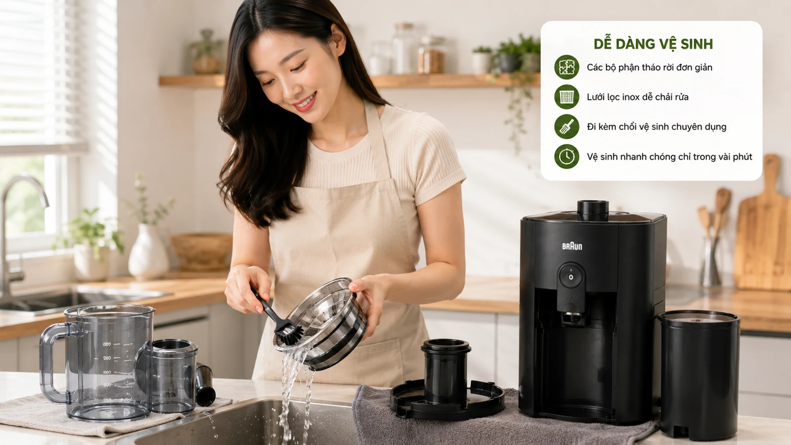 Braun SJ5000 Có Dễ Vệ Sinh Không? Trải Nghiệm Thực Tế 2026
