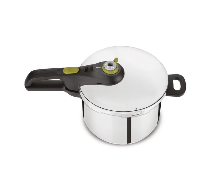 Nồi Áp Suất Cơ Inox Secure 5 Neo 4L Tay Cầm Đen, Núm Vặn Xanh Lá
