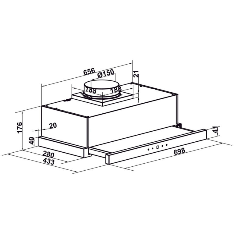 Máy hút mùi Hafele HC-H7031BB 538.86.097