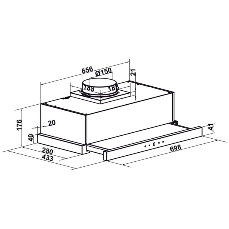 Máy hút mùi Hafele HC-H7031TB 538.86.096