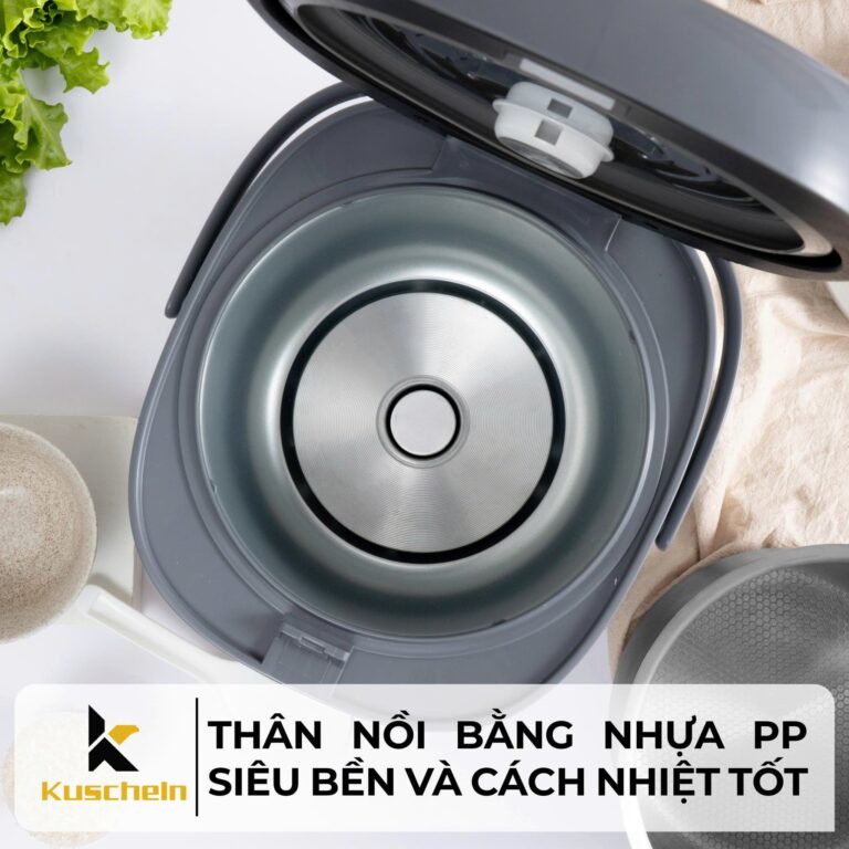 Nồi cơm điện KUSCHELN KRC1.8-04 1.8L lòng Inox
