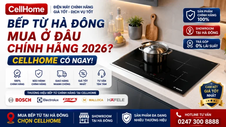Mua bếp từ chính hãng tại Hà Đông 2026