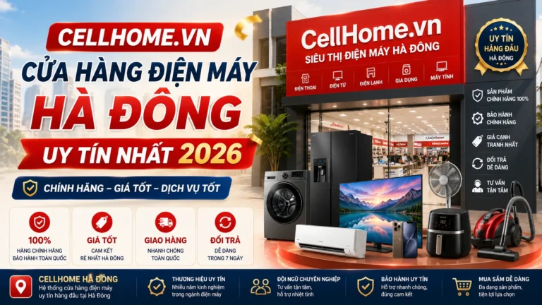 CellHome.vn điện máy Hà Đông uy tín 2026