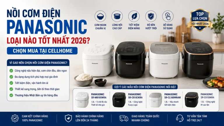 Top nồi cơm điện Panasonic tốt nhất 2026