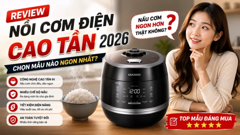 Review Nồi Cơm Điện Cao Tần 2026: Chọn Mẫu Nào Ngon Nhất?