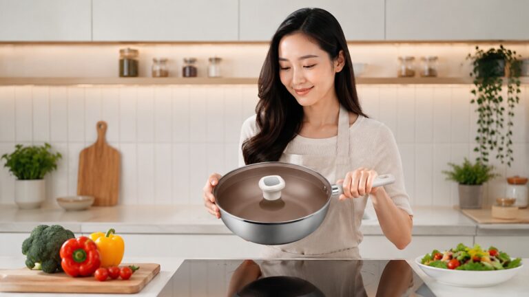 Chảo chống dính inox Haatz HTA824: ưu nhược & có nên mua