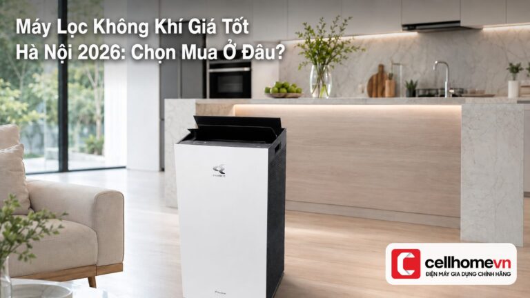Máy Lọc Không Khí Giá Tốt Hà Nội 2026: Chọn Mua Ở Đâu?