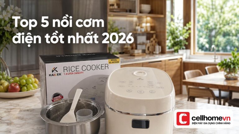 top 5 nồi cơm điện tốt nhất 2026