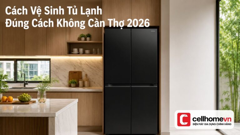 Cách Vệ Sinh Tủ Lạnh Đúng Cách Không Cần Thợ 2026