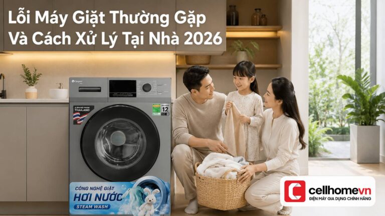 Lỗi Máy Giặt Thường Gặp Và Cách Xử Lý Tại Nhà 2026