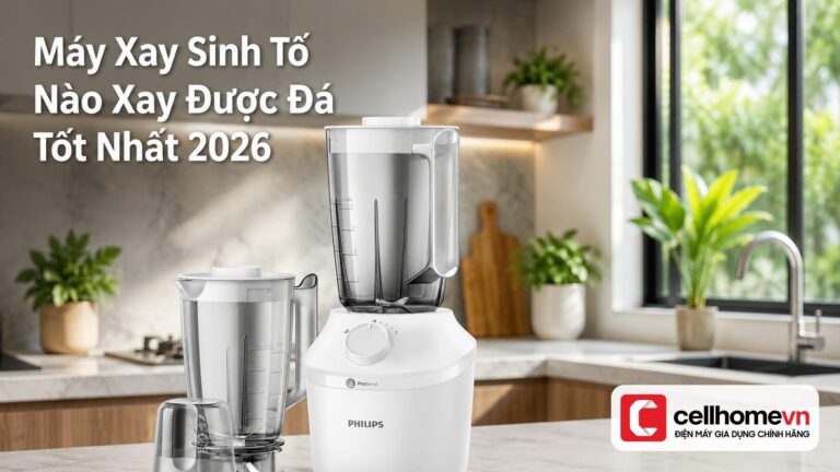 Máy Xay Sinh Tố Nào Xay Được Đá Tốt Nhất 2026