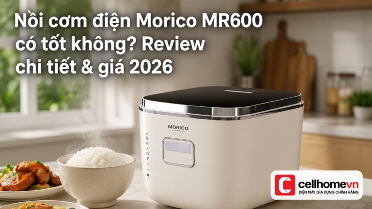 Nồi cơm điện Morico MR600 có tốt không? Review chi tiết & giá 2026