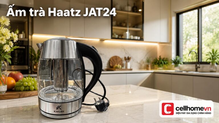 Ấm trà Haatz JAT24: review sau khi dùng