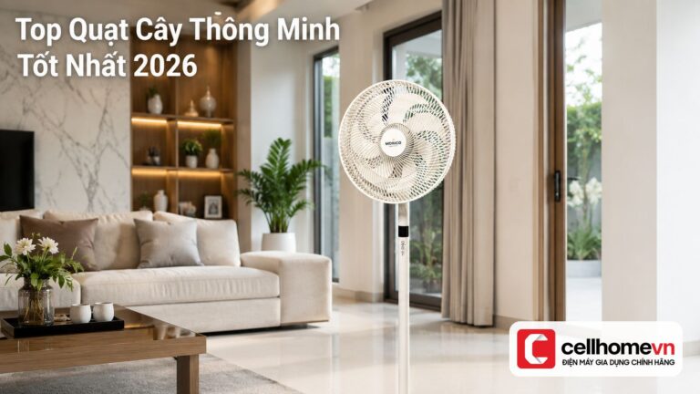 Top Quạt Cây Thông Minh Tốt Nhất 2026: Đánh Giá Chi Tiết